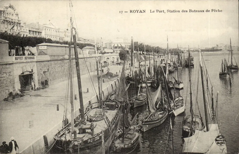Royan — Le Port, Fischereihafen — Verlag: Nouvelles Galeries - Vorderseite