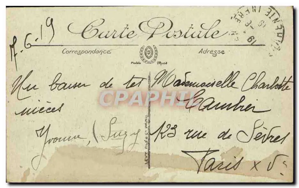 Royan — A Igreja — LL. — 101 - Verso