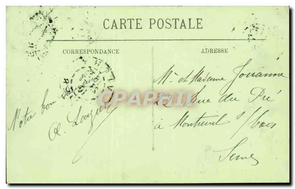 Vichy — Um Canto da Avenida Coberta — LL. n°303 - Verso