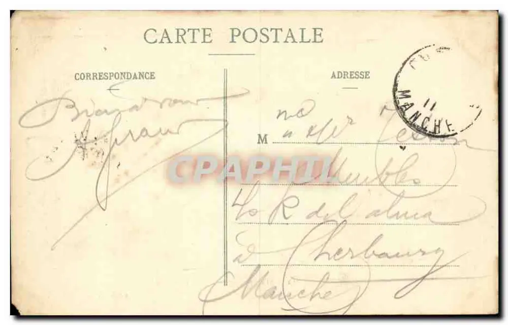 Vichy - Hauptallee des neuen Parks — Verlag P. B. Vichy - Rückseite