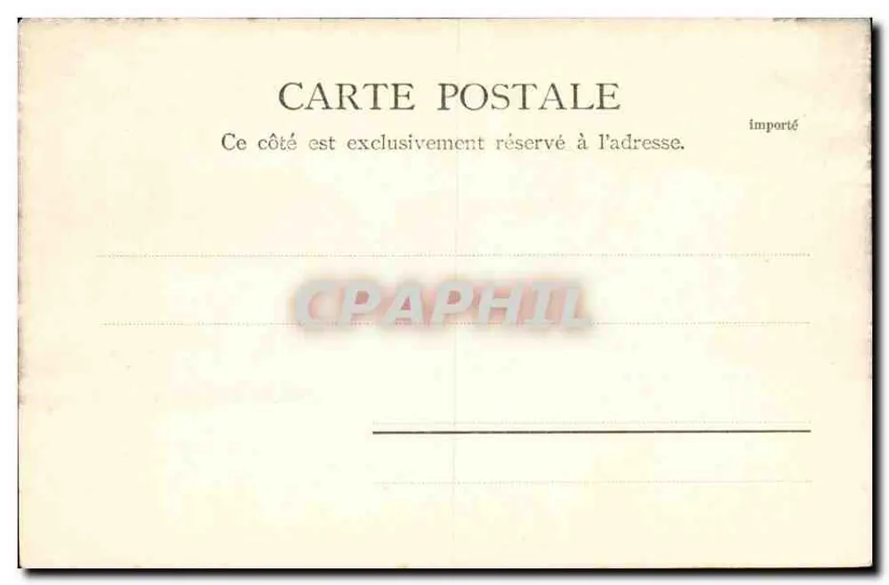 Das Militärkrankenhaus — Vichy — R.&J. D. 10187 Megin - Rückseite