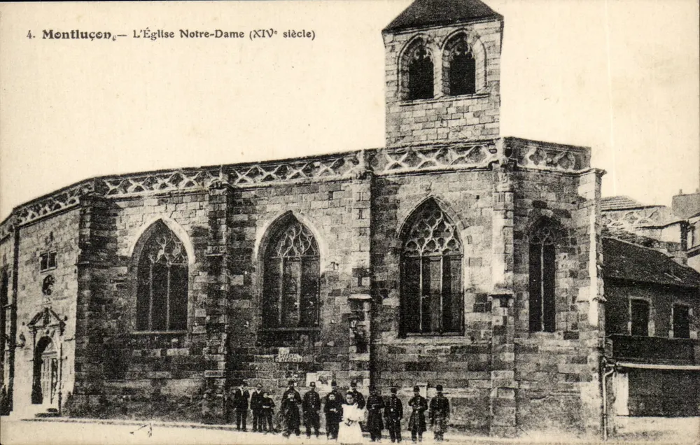 Montluçon — De Kerk van Notre-Dame (14e eeuw) — G. Chaumont, uitgever, Montluçon - Voorkant