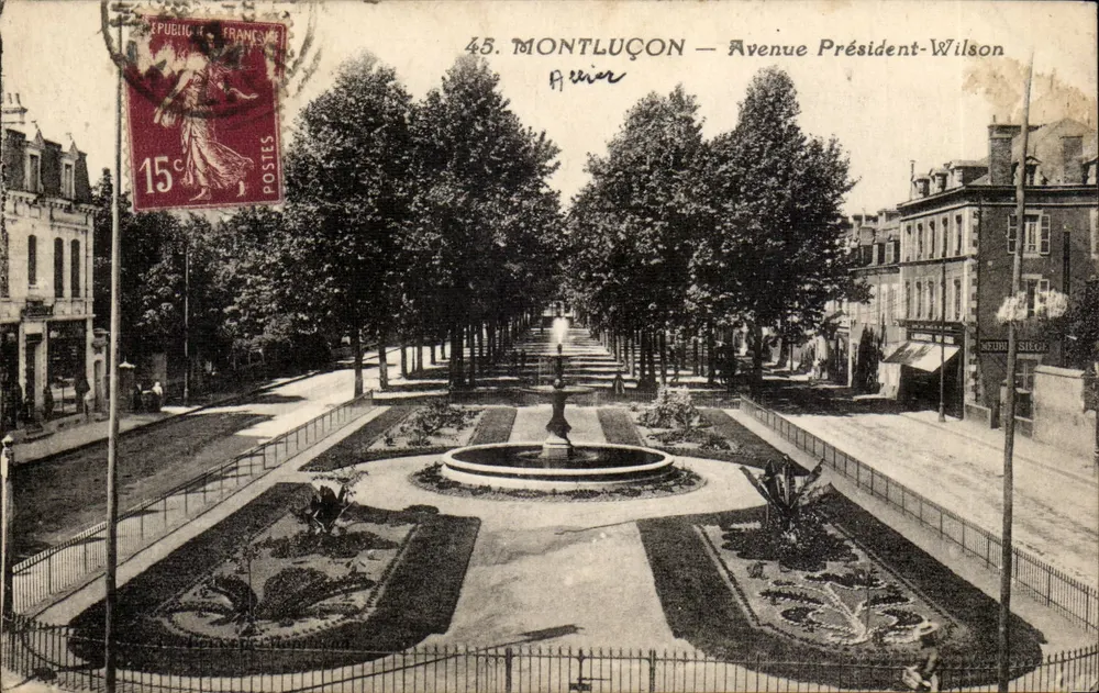 Montluçon — Avenida Presidente-Wilson — Aéreo - Frente