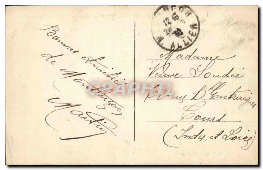 Montluçon — Avenida Presidente-Wilson — Aéreo - Verso