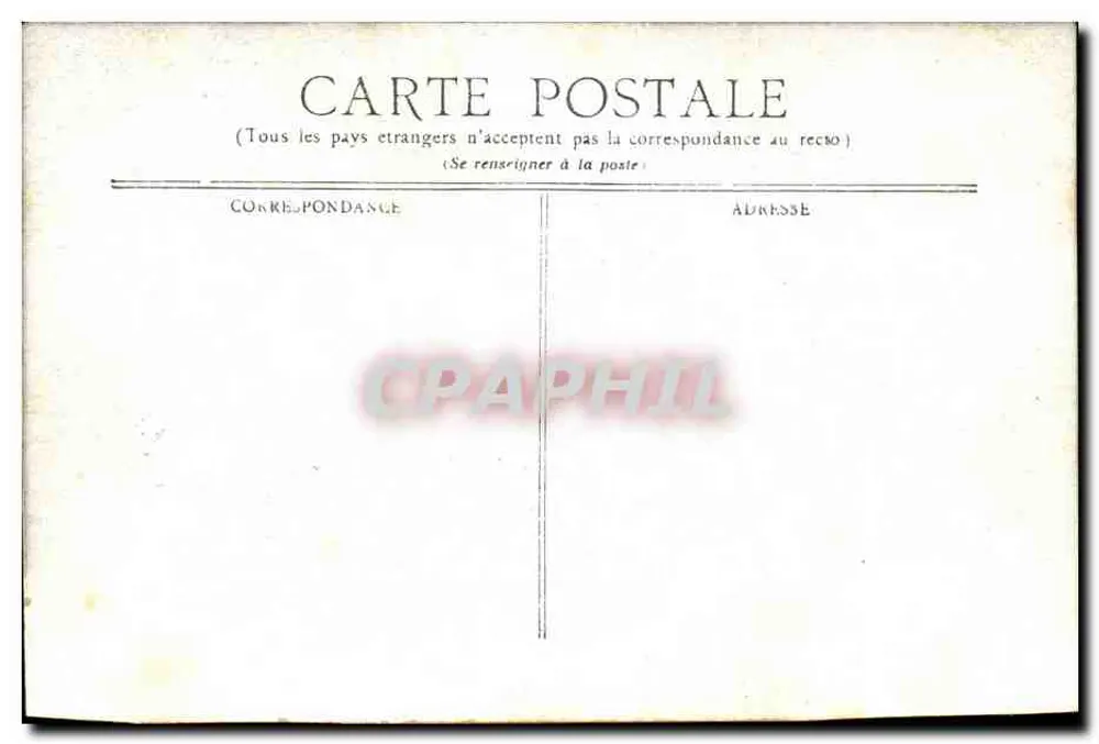 Vichy — Hall do Square de l'Hôpital — Stacker & Cie, Paris - Verso