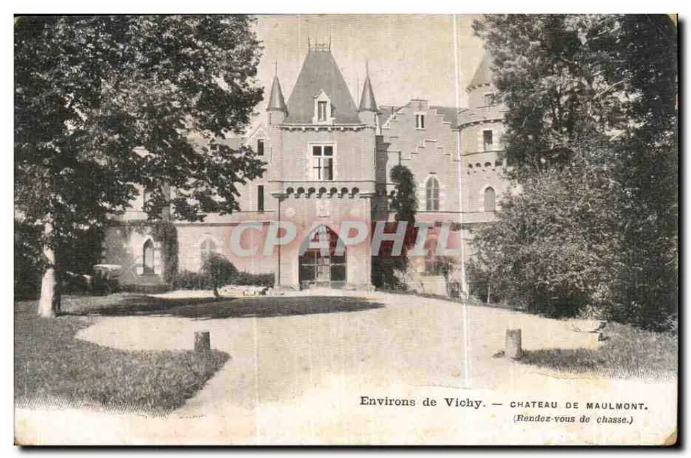 Umgebung von Vichy — Schloss Maulmont — Jagdtermin - Vorderseite