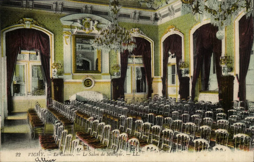 Vichy — Das Casino — Der Musiksaal — LL. — Allier - Vorderseite