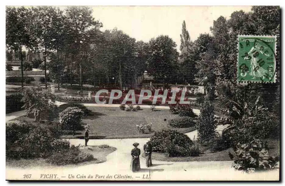 Vichy — Um Canto do Parque dos Célestins — LL. n°267 - Frente