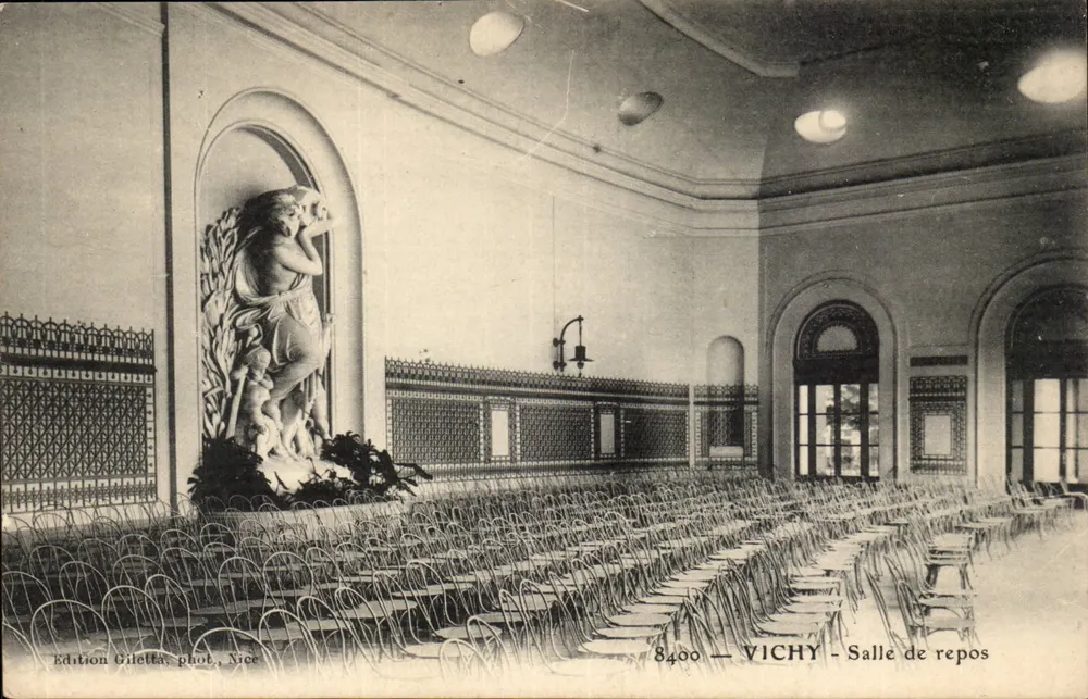 Vichy - Sala de descanso — Edição Giletta, fot. Nice, n° 8400 - Frente