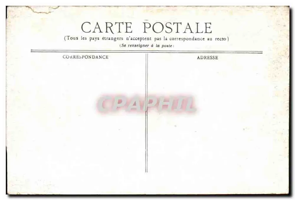 Vichy — Hôtel de Ville — wydawca Tardrec Paris - Rewers