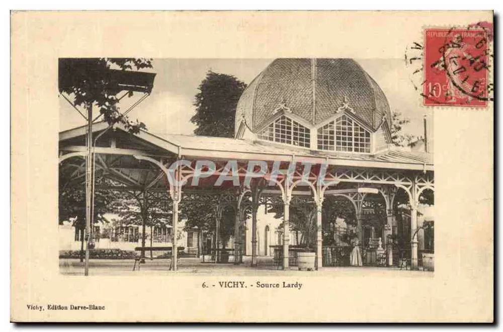 Vichy - Fonte Lardy — Edição Darve-Blanc, n°6 - Frente