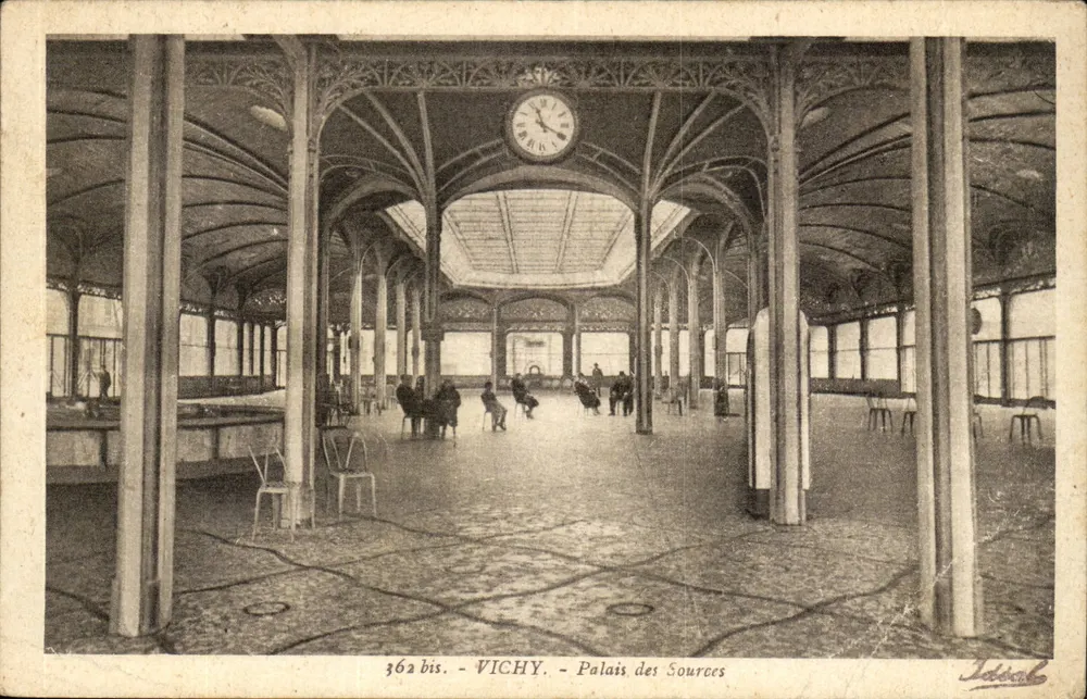 Vichy — Pałac Źródeł — wydawca Léoc - Awers