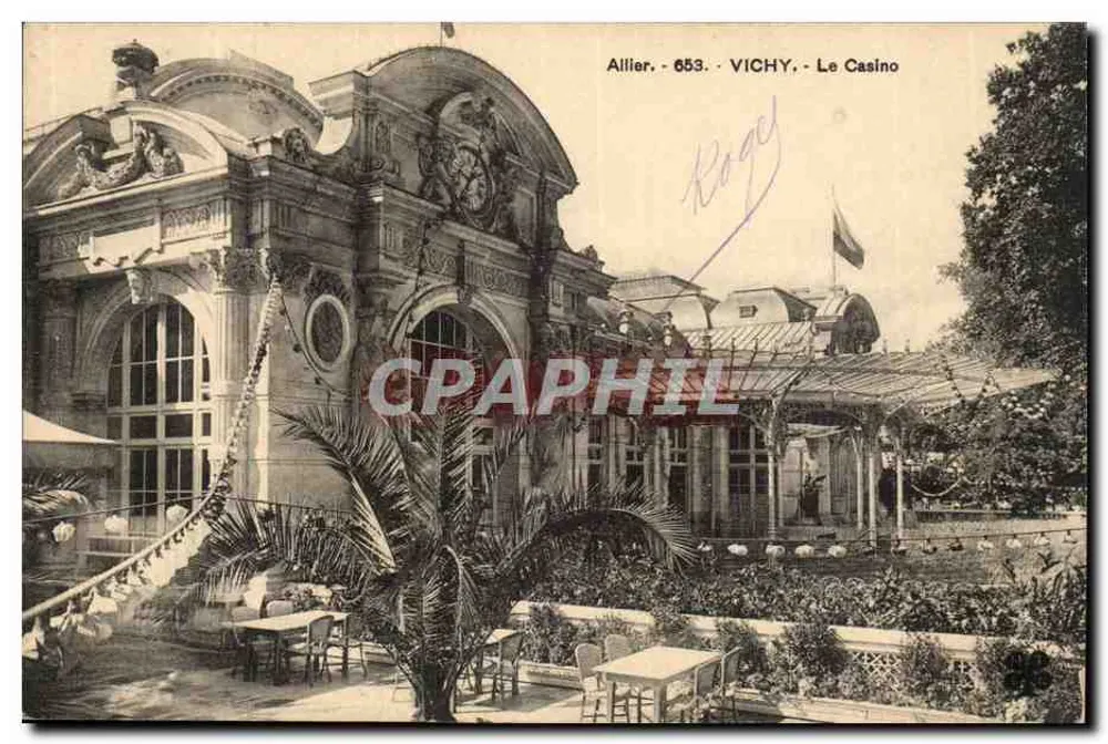 Vichy - Kasyno — Allier, 653 — wydawca Allier - Awers