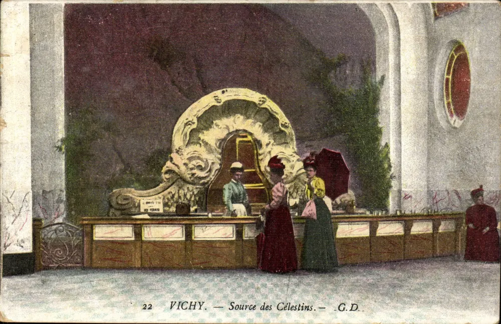 Vichy — Fonte dos Célestins — G.D. - Frente