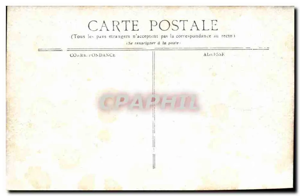 Vichy — A estação e a estátua "Deusa das Águas" - Verso