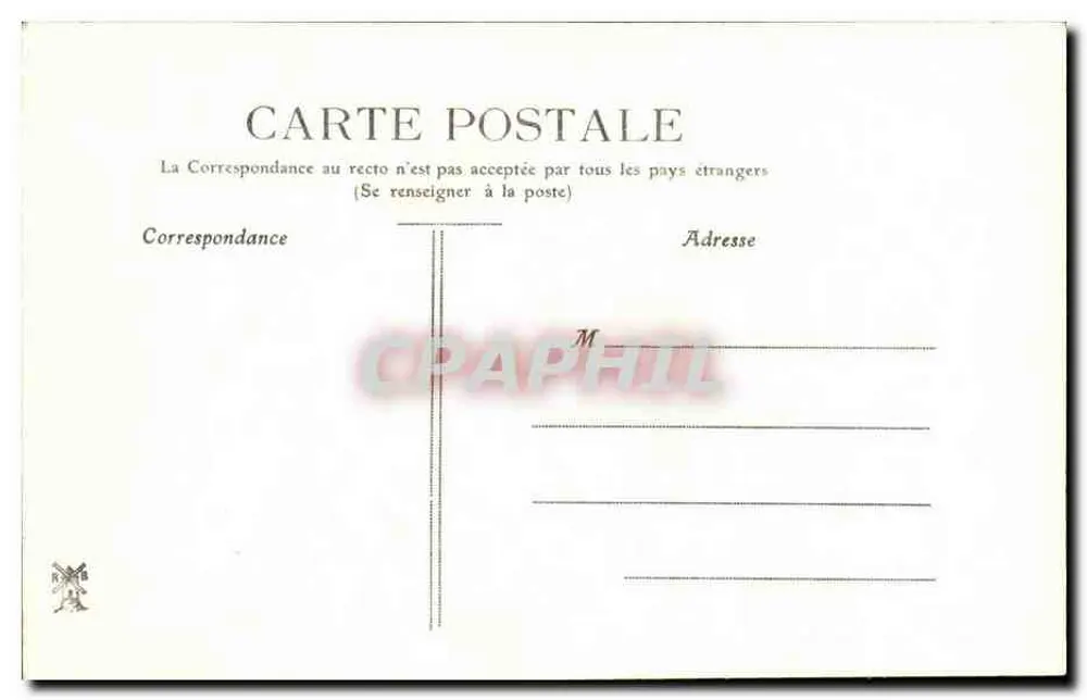 Mühle — Die Kirche des Heiligen Herzens — Anonymer Verlag, Nr. 286 - Rückseite