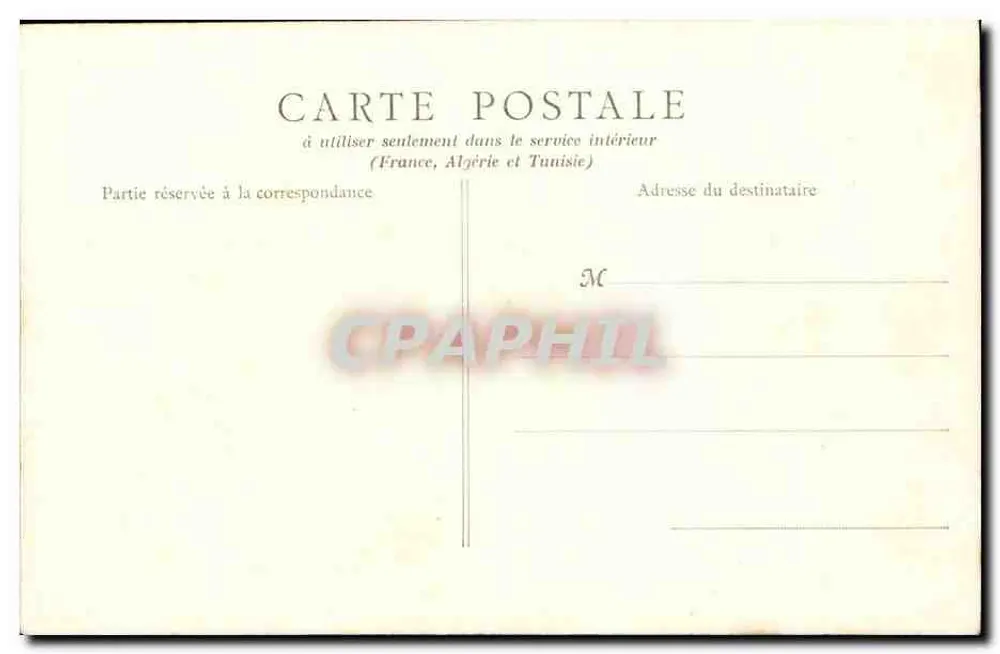 Moulin - Interior da Catedral — B. E., PARIS - Verso