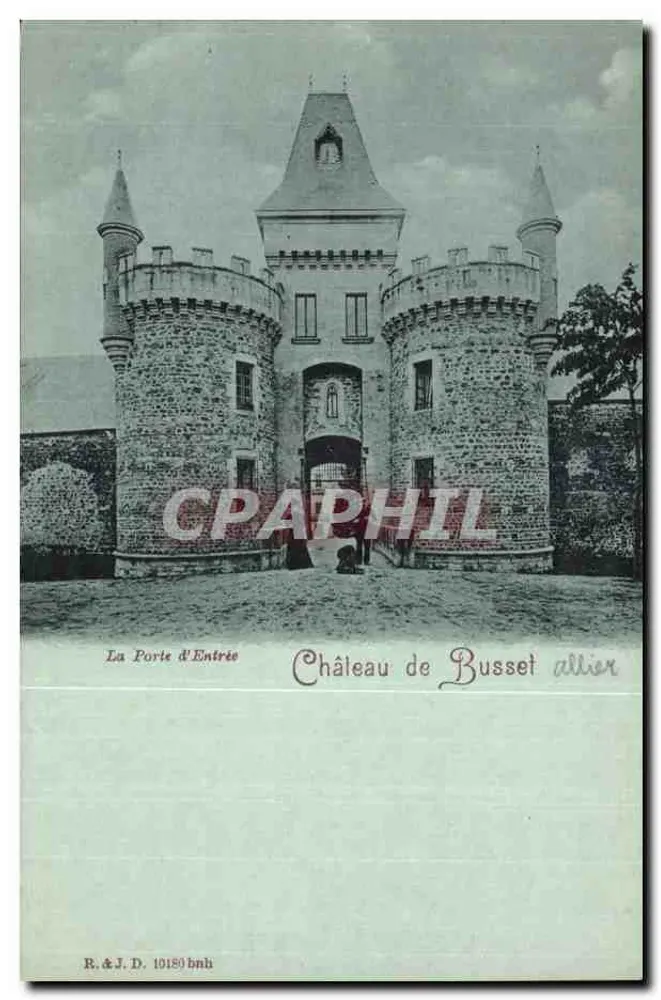 De Toegangspoort — Kasteel van Busset, Allier — R. & J. D. 19189 bnh - Voorkant