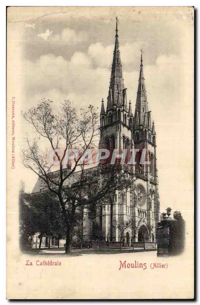A Catedral — Moulin (Allier) — E. Davena, editor, Moulin (Allier) - Frente
