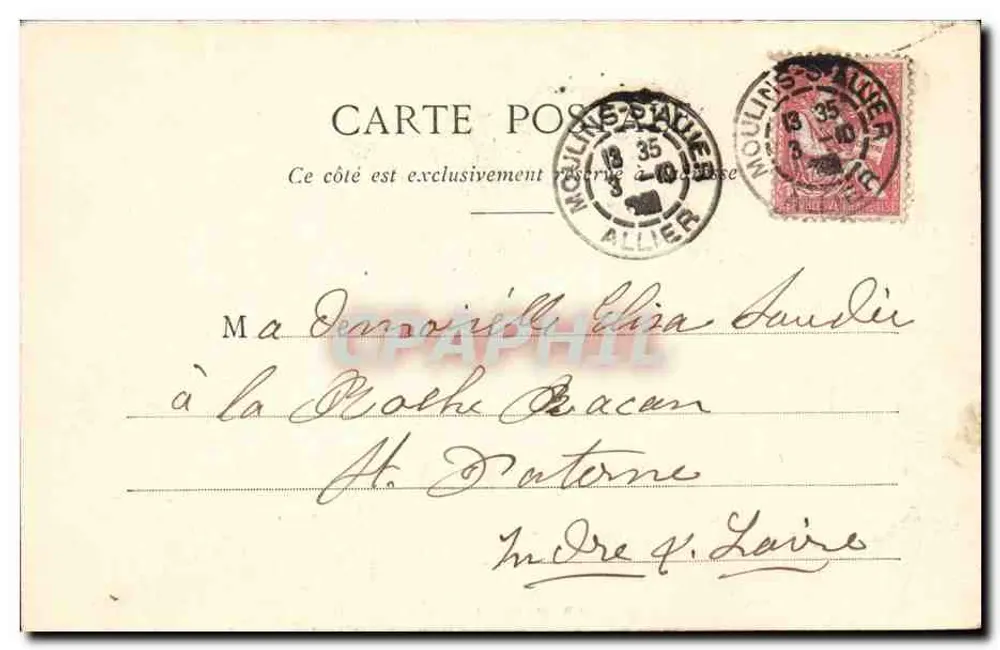 Moulin, o — Igreja de São Pedro — V. Vola, editor Moulin - Verso