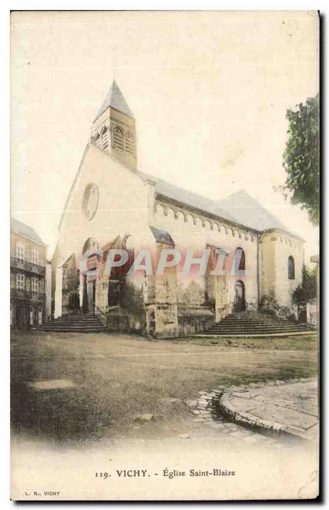 Vichy - Kościół św. Blasza — L. R., Vichy, nr 119 - Awers