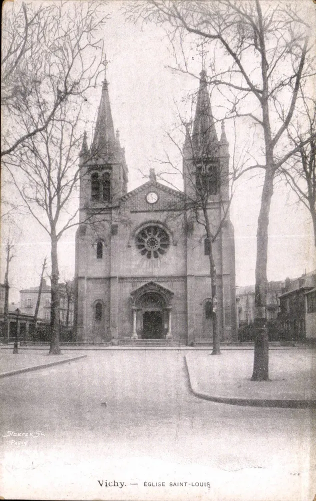 Vichy — Katedra św. Ludwika — Shaffer & Cie, Paryż - Awers