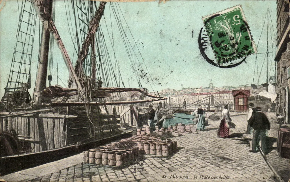 Marselha. A Place aux huiles — L.V. & Cie, n°58 - Frente