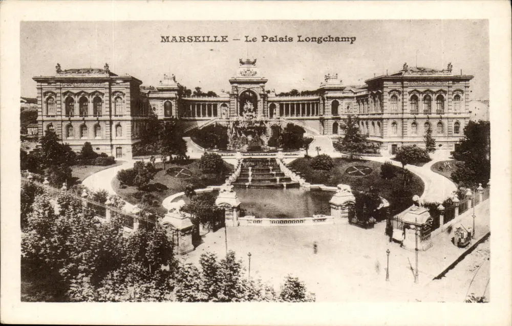 Marseille — O Palácio Longchamp — Editor não identificado, número de série não visível - Frente