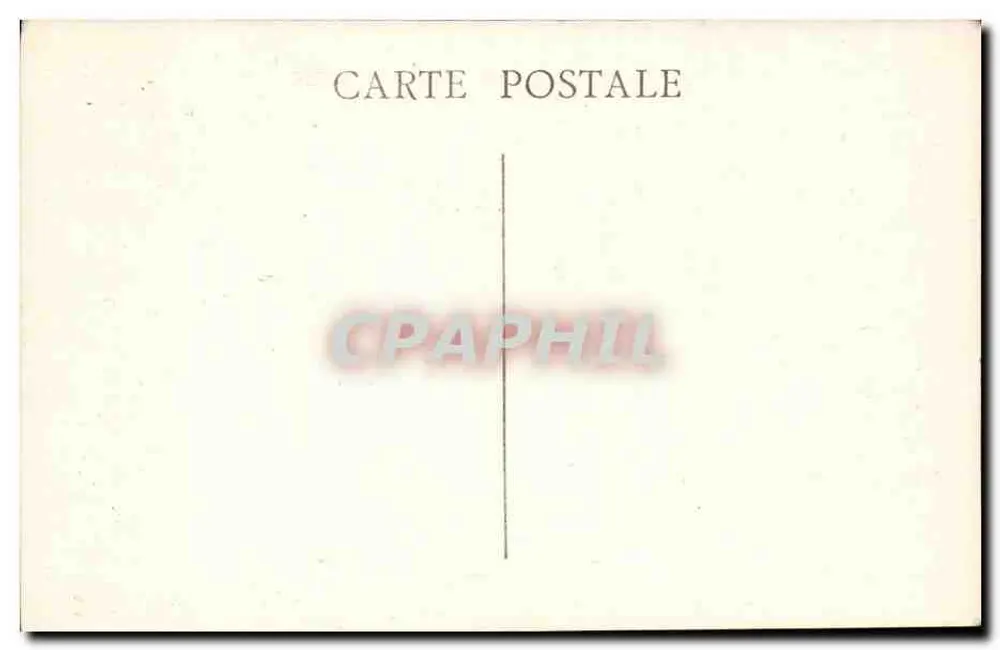 Marseille — O Palácio Longchamp — Editor não identificado, número de série não visível - Verso