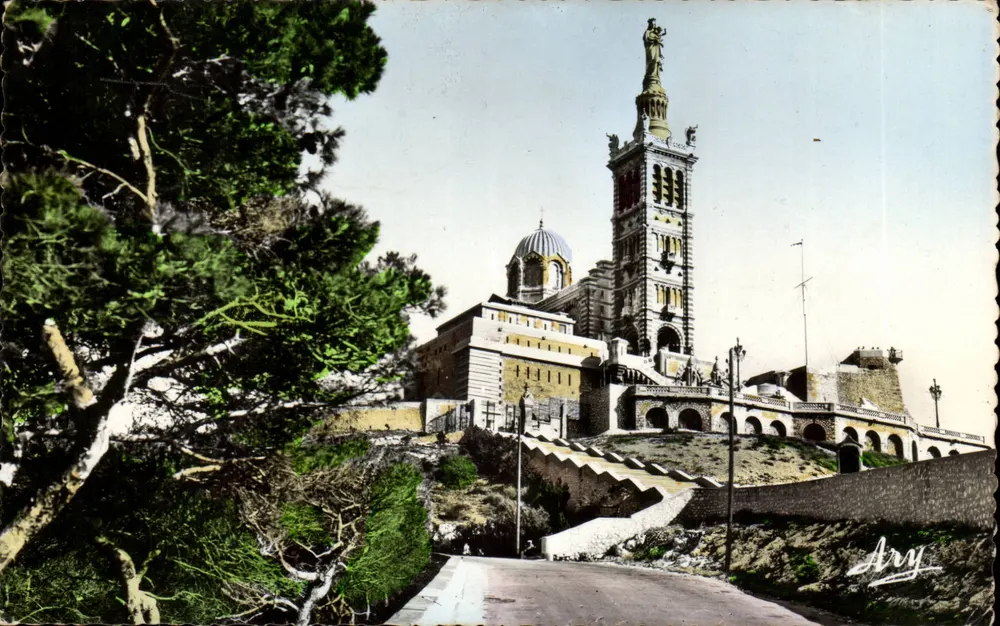 Subida da Nossa Senhora da Guarda — Marselha — Edição Tardy - Frente