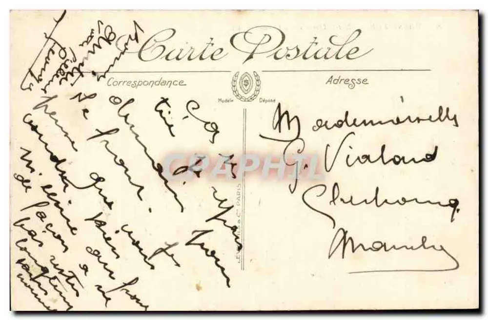 Marselha — Nossa Senhora da Guarda — LL. - Verso