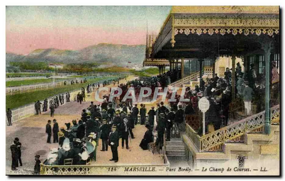 Marseille — Park Bordéy — Das Rennplatz — LL. — n°114 - Vorderseite