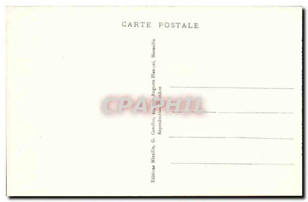 Marseille - O Castelo de If — Mireille, n°39 - Verso