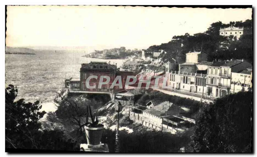 Vista da Corniche em Marselha — editor não identificado, número de série ilegível - Frente