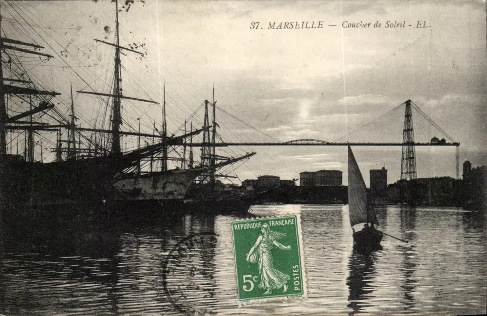 Marseille — Pôr do Sol — Editor EL, n°37 - Frente