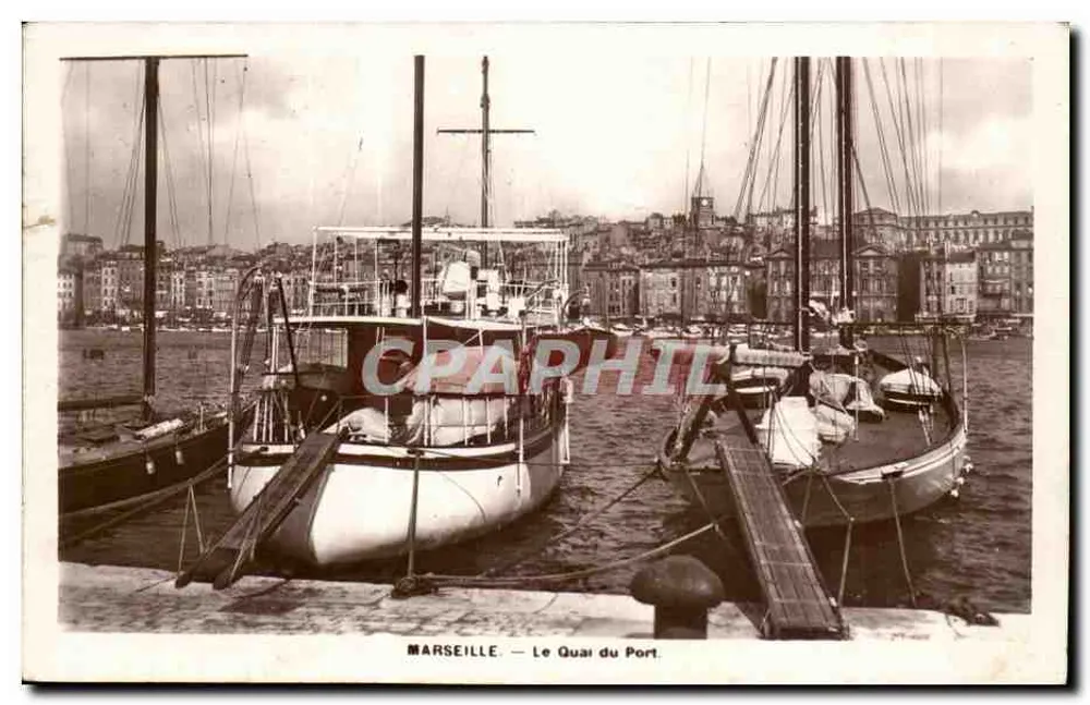 Marselha — O Cais do Porto - Frente