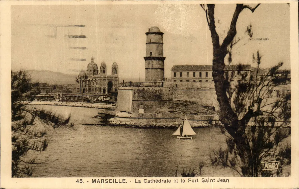 Marseille - Die Kathedrale und das Fort Saint Jean — Tardy n°45 - Vorderseite