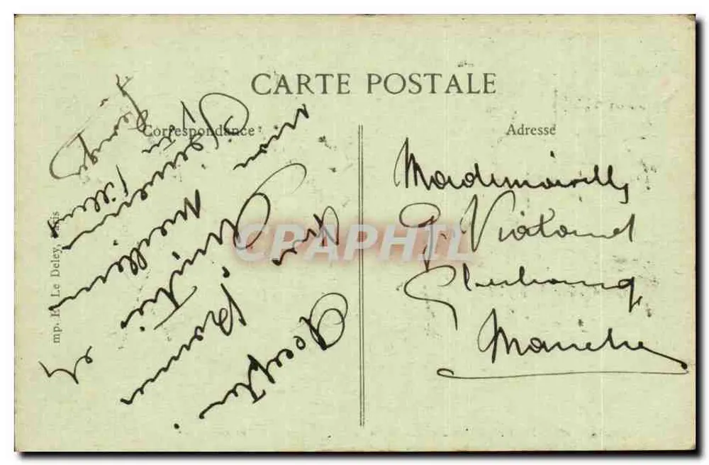 Marselha — Fontaine Estrangin — EBP - Verso