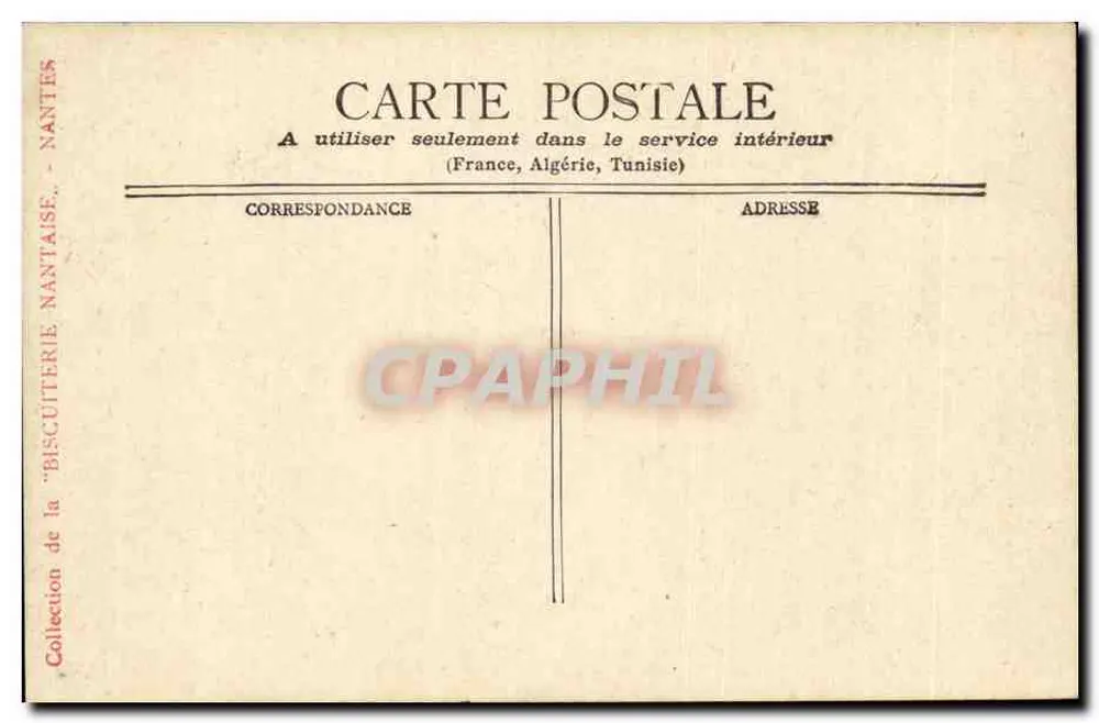 Marselha - Mercado das Flores — editor Staerck, Paris - Verso