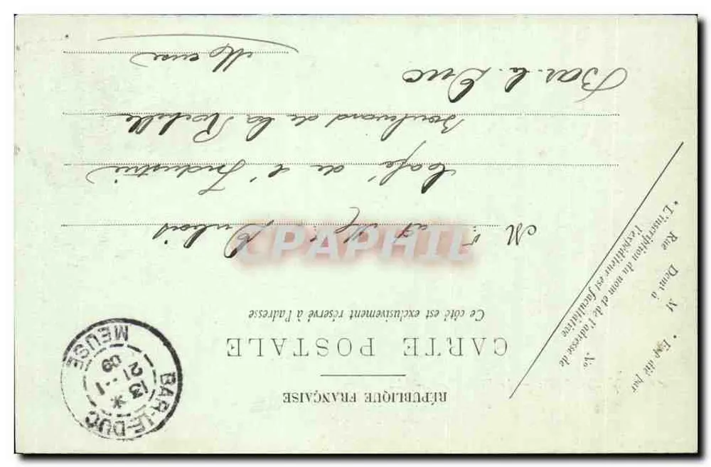 Marsiglia — Il Porto Vecchio — LL. — Edizione LL. - Verso
