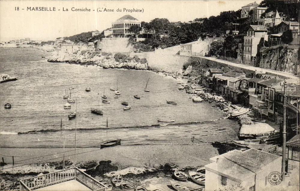 Marselha - A Corniche - (A Ense do Profeta) - Editora L'École Française - Frente