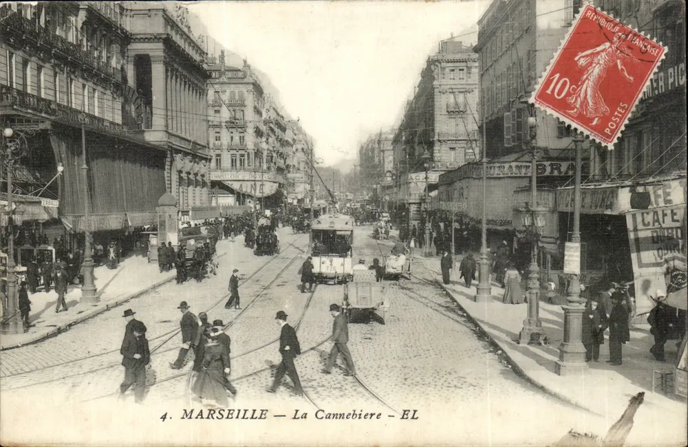Marseille — La Cannebière — EL - Frente