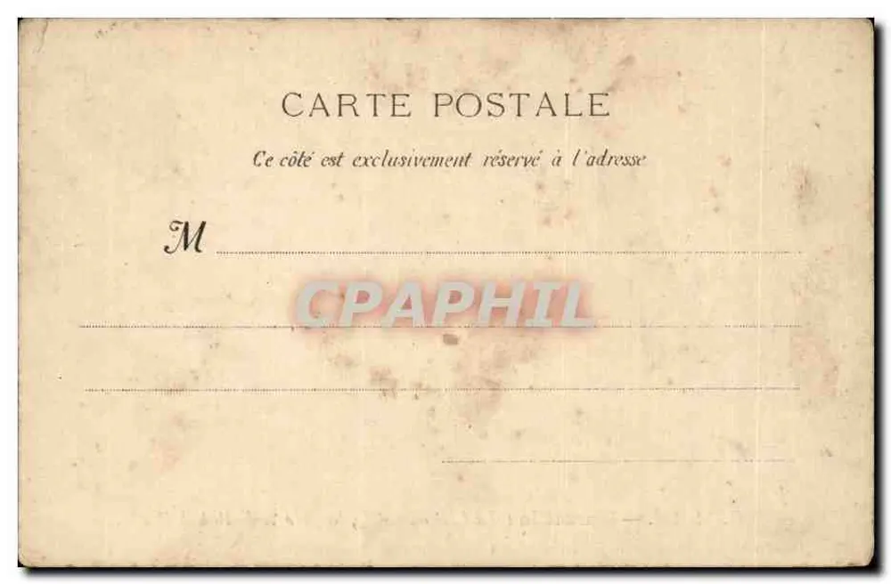 Marsella — El Castillo de If, la prisión del abad Faria — G. M. 170 - Reverso