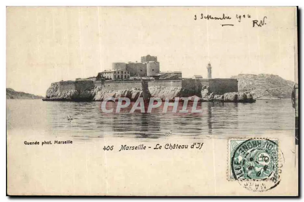 Marseille - O Castelo d'If — Guende fot. Marseille, n° 406 - Frente