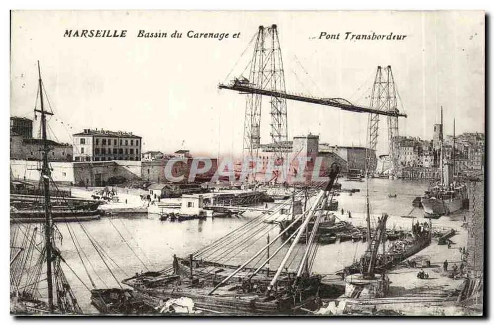 Marseille — Bassin du Carenage und Pont Transbordeur — Verlag nicht sichtbar - Vorderseite