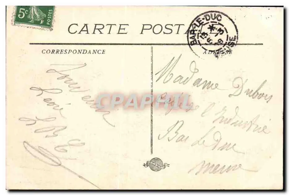 Marseille - N.D. de la Garde — editor desconhecido, n° 11 - Verso