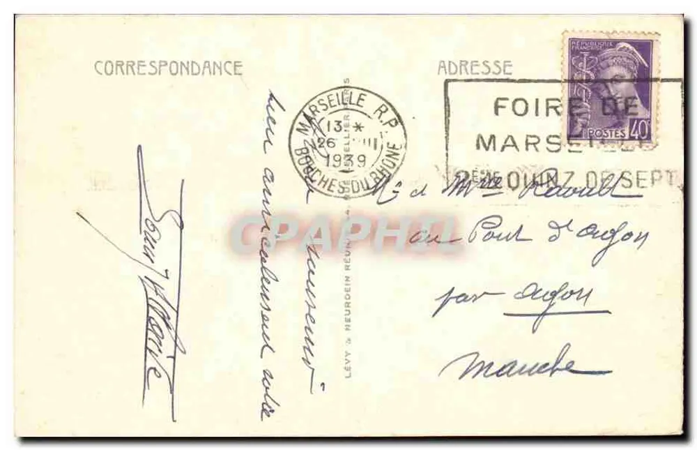 Marseille - Het Fort Saint-Jean — LL n°247 - Achterkant