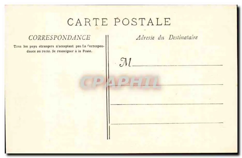 Marselha — O Cours Belsunce — Phototyp E. Lacour - Verso