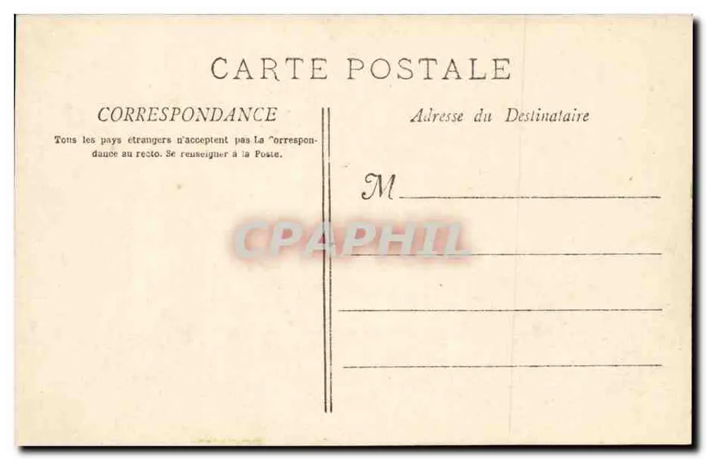 Marseille — Die Ausfahrt des Alten Hafens — Phototypie E. Lacour, n° 2483 - Rückseite