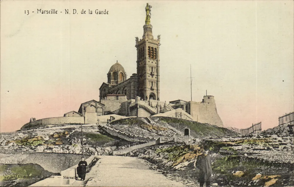 Marselha - N.D. de la Garde — Fototipia L. Labour — n°13 - Frente